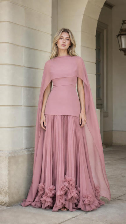 Full front view of dusty rose color variant