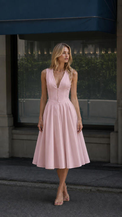 Front full view of the pink color variant