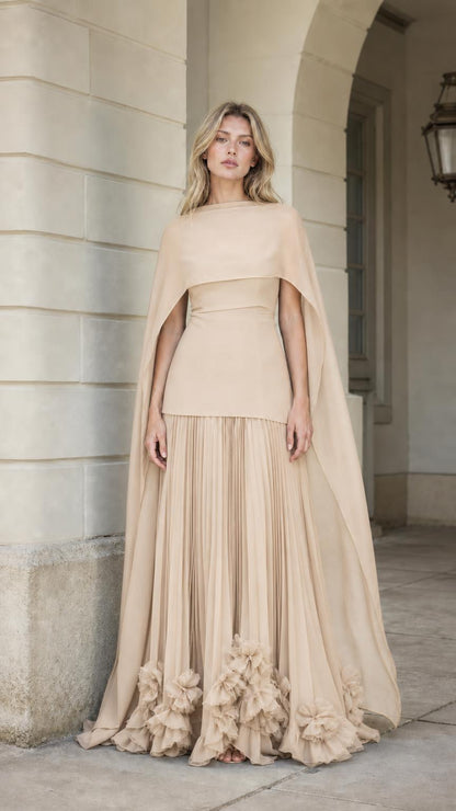 Full front view of champagne color variant